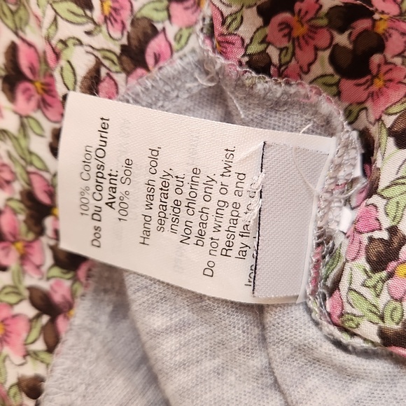 J. Crew silk and cotton tee, size XL - Picture 9 of 9